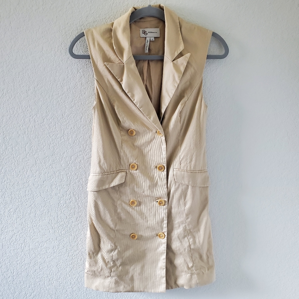 BCBGeneration chai tunic double breasted vest